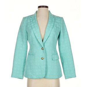 Banana Republic Light Blue Blazer with Gold Buttons
